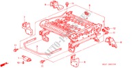 VORNE SITZKOMPONENTEN(L.)(1) für Honda CIVIC 2.0 5 Türen 5 gang-Schaltgetriebe 2003