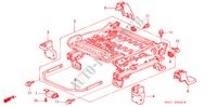 VORNE SITZKOMPONENTEN(R.)(1) für Honda CIVIC 1.4LS 5 Türen 5 gang-Schaltgetriebe 2001