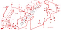 WINDSCHUTZSCHEIBENWASCHER(1) für Honda CIVIC 1.4LS 5 Türen 4 gang automatikgetriebe 2001