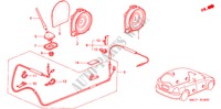 ANTENNE/LAUTSPRECHER für Honda CIVIC 1.6ES 5 Türen 4 gang automatikgetriebe 2005