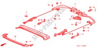 DACHGLEITTEILE für Honda CIVIC 2.0VSA 5 Türen 5 gang-Schaltgetriebe 2005