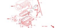 OELWANNE/STANDANZEIGE (DIESEL) für Honda CIVIC 1.7SE 5 Türen 5 gang-Schaltgetriebe 2005