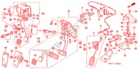 PEDAL(RH) für Honda CIVIC 1.4E 5 Türen 5 gang-Schaltgetriebe 2005