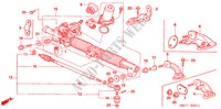 SERVOLENKGETRIEBE(EPS)(RH) für Honda CIVIC 1.6SE    EXECUTIVE 5 Türen 4 gang automatikgetriebe 2005