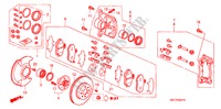 VORDERRADBREMSE(2) für Honda CIVIC 1.6S 5 Türen 5 gang-Schaltgetriebe 2005