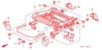 VORNE SITZKOMPONENTEN(L.)(2) für Honda CIVIC 1.6S 5 Türen 5 gang-Schaltgetriebe 2005