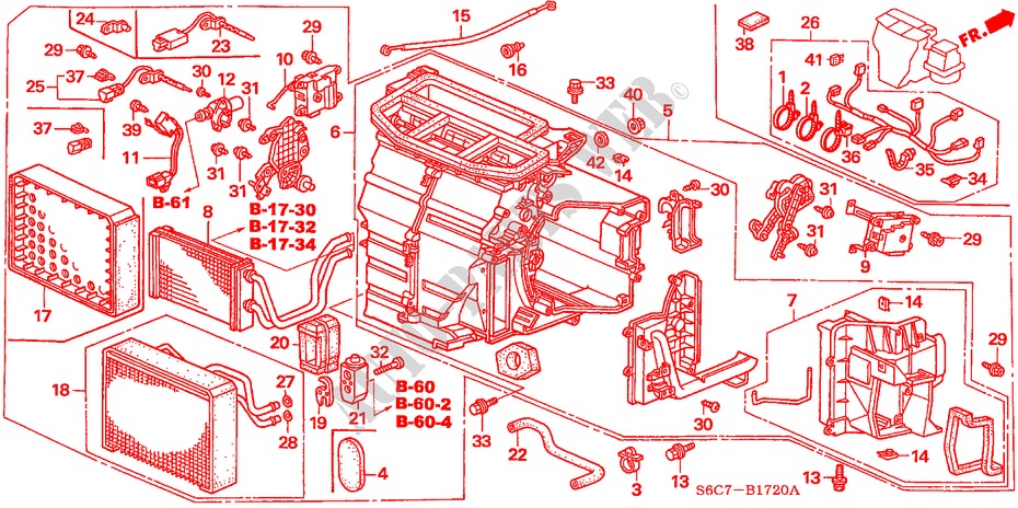 HEIZUNGSEINHEIT(LH) für Honda CIVIC 1.7LS 5 Türen 5 gang-Schaltgetriebe 2005