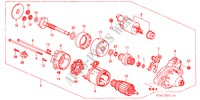 ANLASSER(DENSO) (2.0L) für Honda STREAM 2.0SI 5 Türen 5 gang-Schaltgetriebe 2002