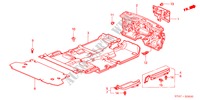 BODENMATTE für Honda STREAM 1.7ES 5 Türen 5 gang-Schaltgetriebe 2002