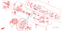 HINTERRADBREMSE(SCHEIBE) für Honda STREAM 1.7ES 5 Türen 5 gang-Schaltgetriebe 2002