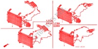 KLIMAANLAGE(BAUSATZ) für Honda STREAM 1.7ES 5 Türen 5 gang-Schaltgetriebe 2002