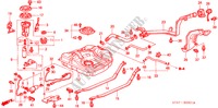 KRAFTSTOFFTANK(2) für Honda STREAM 2.0SI 5 Türen 5 gang-Schaltgetriebe 2003
