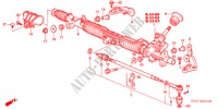 SERVOLENKGETRIEBE (HPS) (LH) für Honda STREAM 1.7ES 5 Türen 5 gang-Schaltgetriebe 2002