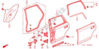 TUERTAFEL, HINTEN für Honda STREAM 1.7ES 5 Türen 5 gang-Schaltgetriebe 2002