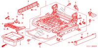 VORNE SITZKOMPONENTEN (R.)(1) für Honda STREAM 1.7ES 5 Türen 5 gang-Schaltgetriebe 2002