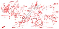 WASSERPUMPE(2.0L) für Honda STREAM 2.0SI 5 Türen 5 gang-Schaltgetriebe 2004