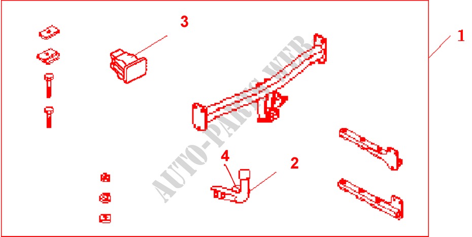AHK STANDARD DESIGN für Honda STREAM 1.7ES 5 Türen 5 gang-Schaltgetriebe 2003