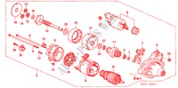 ANLASSER(DENSO) (2.0L) für Honda STREAM SI 5 Türen 5 gang automatikgetriebe 2005