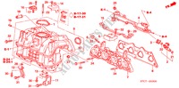 ANSAUGKRUEMMER(1.7L) für Honda STREAM LS 5 Türen 5 gang-Schaltgetriebe 2005