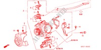 DROSSELKLAPPENGEHAEUSE(2.0L) für Honda STREAM SE 5 Türen 5 gang automatikgetriebe 2005