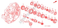 HAUPTWELLE(1.7L) für Honda STREAM ES 5 Türen 5 gang-Schaltgetriebe 2005
