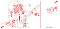 OELPUMPE/OELSIEB (1.7L) für Honda STREAM LS 5 Türen 5 gang-Schaltgetriebe 2005