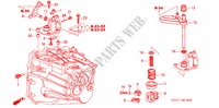 SCHALTARM/SCHALTHEBEL (2.0L) für Honda STREAM SI-L 5 Türen 5 gang-Schaltgetriebe 2005