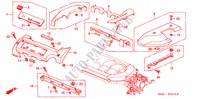 ANSAUGKRUEMMERABDECKUNG(2) für Honda ACCORD COUPE 3.0IV6 2 Türen 4 gang automatikgetriebe 2001