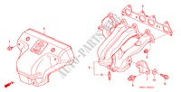 AUSPUFFKRUEMMER(L4)(2) für Honda ACCORD COUPE 2.0IES 2 Türen 4 gang automatikgetriebe 1998