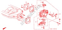 DROSSELKLAPPENGEHAEUSE(V6) für Honda ACCORD COUPE 3.0IV6 2 Türen 4 gang automatikgetriebe 1998