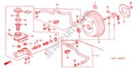 HAUPTBREMSZYLINDER/ MASTER POWER für Honda ACCORD COUPE 3.0IV6 2 Türen 4 gang automatikgetriebe 1998
