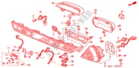 HECKLEUCHTE für Honda ACCORD COUPE 3.0IV6 2 Türen 4 gang automatikgetriebe 1998