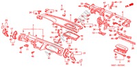 INSTRUMENTENBRETT(LH) für Honda ACCORD COUPE 3.0IV6 2 Türen 4 gang automatikgetriebe 2000
