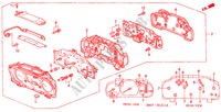 KOMBIINSTRUMENT(V6) für Honda ACCORD COUPE 3.0IV6 2 Türen 4 gang automatikgetriebe 1998