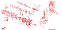 KURBELWELLE/KOLBEN(L4) für Honda ACCORD COUPE 2.0IES 2 Türen 4 gang automatikgetriebe 2002