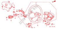 LENKRAD(SRS)(L4) für Honda ACCORD COUPE 2.0IES 2 Türen 5 gang-Schaltgetriebe 2001