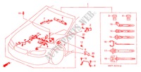 MOTORKABELBAUM(L4) (RH) für Honda ACCORD COUPE 2.0ILS 2 Türen 5 gang-Schaltgetriebe 1998