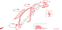 SAEULENZIERSTUECK(LH) für Honda ACCORD COUPE 2.0IES 2 Türen 4 gang automatikgetriebe 2000