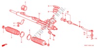 SERVOLENKGETRIEBE (LH)(2) für Honda ACCORD COUPE VTI 2 Türen 4 gang automatikgetriebe 1998