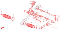 SERVOLENKGETRIEBE (RH) für Honda ACCORD COUPE 3.0IV6 2 Türen 4 gang automatikgetriebe 1998
