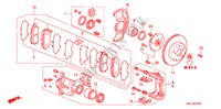 VORDERRADBREMSE(3) für Honda ACCORD COUPE 3.0IV6 2 Türen 4 gang automatikgetriebe 2001