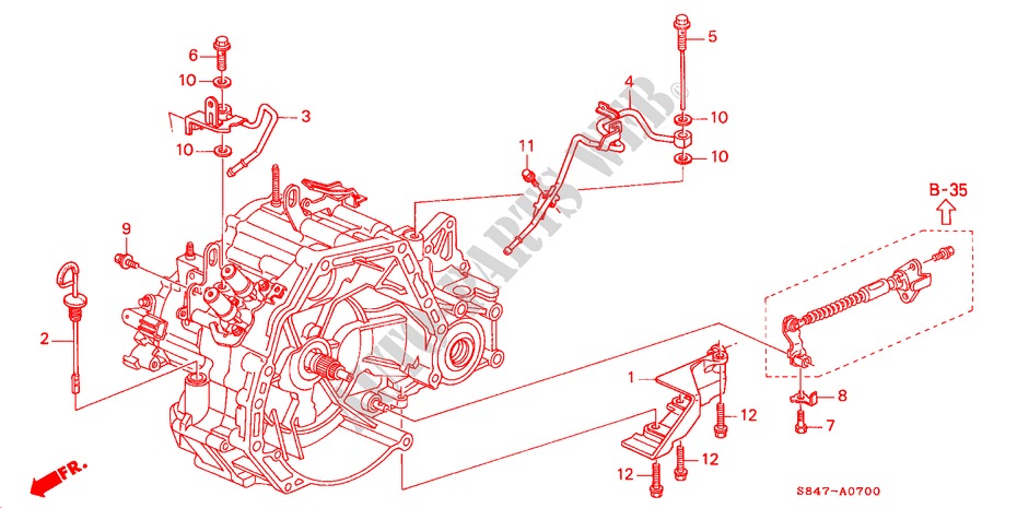 OELSTANDMESSER(L4) für Honda ACCORD COUPE 2.0IES 2 Türen 4 gang automatikgetriebe 1999