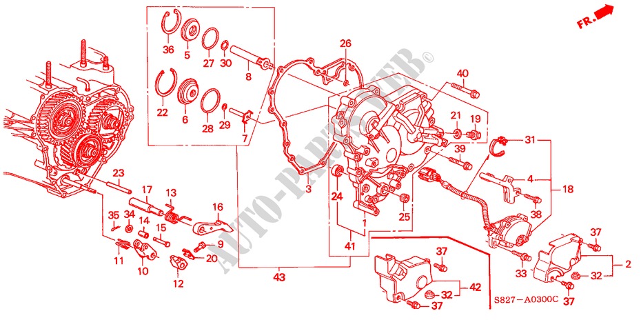 R. SEITENDECKEL(L4) für Honda ACCORD COUPE 2.0IES 2 Türen 4 gang automatikgetriebe 2001
