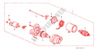 ANLASSER(MITSUBA) (L4) für Honda ACCORD 2.0IES 4 Türen 4 gang automatikgetriebe 1998