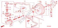 HAUPTBREMSZYLINDER/ MASTER POWER für Honda ACCORD VTI 4 Türen 4 gang automatikgetriebe 2001