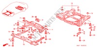 HINTERER TRAEGER/QUERTRAEGER für Honda ACCORD LX 4 Türen 5 gang-Schaltgetriebe 2000