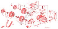 KLIMAANLAGE (KOMPRESSOR) (V6) ( '00) für Honda ACCORD 3.0V6 4 Türen 4 gang automatikgetriebe 2000