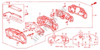 KOMBIINSTRUMENT(FORD) für Honda ACCORD V6 4 Türen 4 gang automatikgetriebe 1998