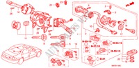KOMBISCHALTER(LH) für Honda ACCORD VTI 4 Türen 5 gang-Schaltgetriebe 2001