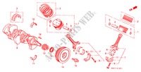 KURBELWELLE/KOLBEN(V6) für Honda ACCORD 3.0IV6 4 Türen 4 gang automatikgetriebe 2001